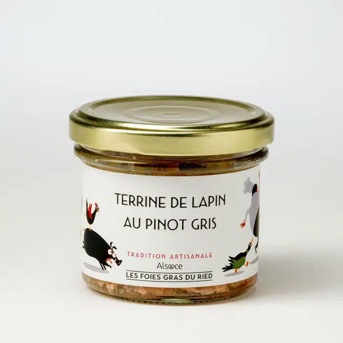 Terrine de lapin au pinot gris 90g