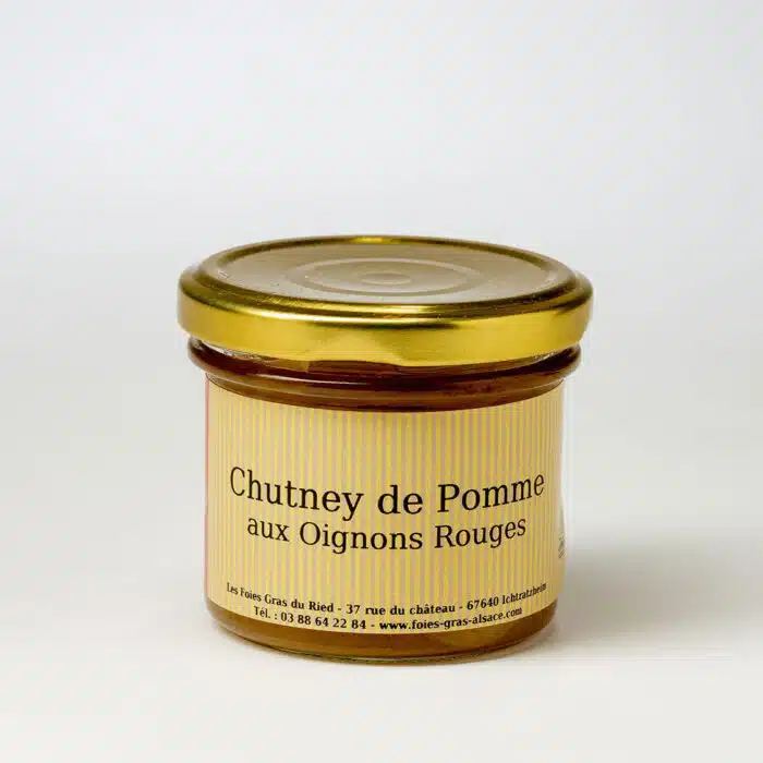 Chutney de pomme aux oignons rouges