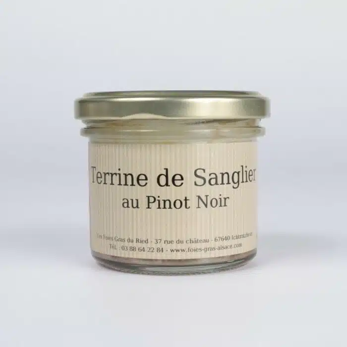 Terrine de sanglier au pinot noir 90g