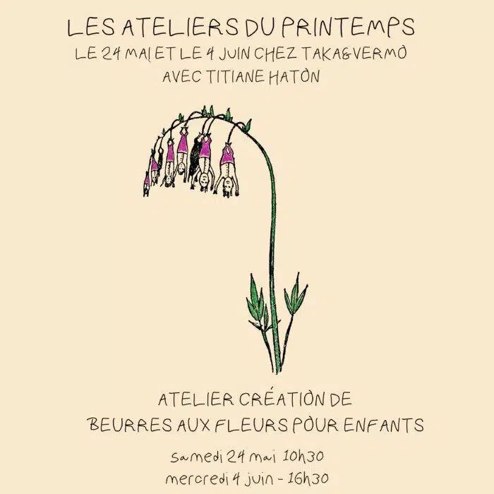 Atelier du Printemps spécial enfants ! "Fabrique ton beurre aux fleurs" - mercredi 4 juin 2025 - 16h30